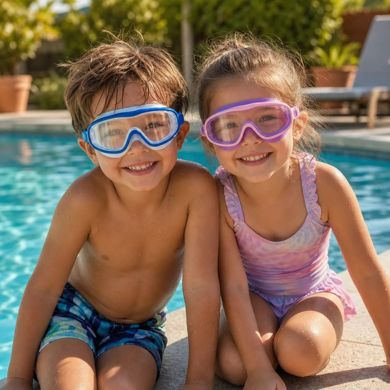 Poolside Blue + Purple