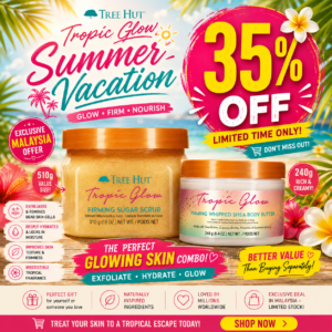 Combo Tree Hut Tropic Glow Summer Glow - Special offer! CocoonMart Golden Week