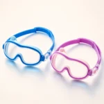 Blumi Swimming Goggles blue and pink kids swim goggles product photo