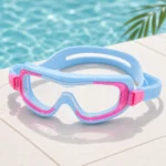 Blumi Swimming Goggles blue and pink kids swim goggles product photo