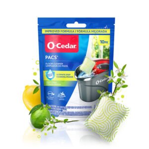 O-Cedar Pacs Hard Floor Cleaner Concentrated Cleaning Pods - Crisp Citrus