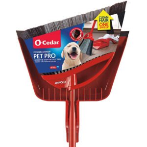 O-Cedar PowerCorner® Large Angle Broom with Step-On Dust Pan